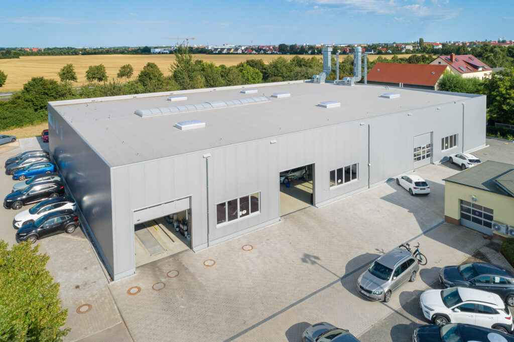 Werkstatthalle Leipzig-Lindenthal – Referenzprojekt INT-BAU